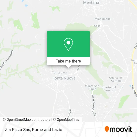 Zia Pizza Sas map