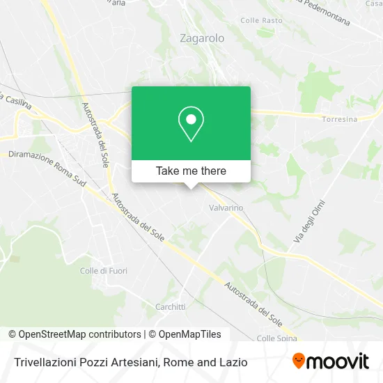 Trivellazioni Pozzi Artesiani map