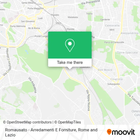 Romausato - Arredamenti E Forniture map