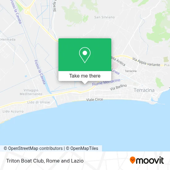 Triton Boat Club map