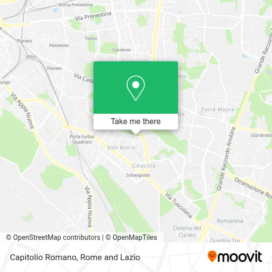 Capitolio Romano map