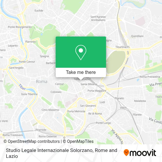 Studio Legale Internazionale Solorzano map