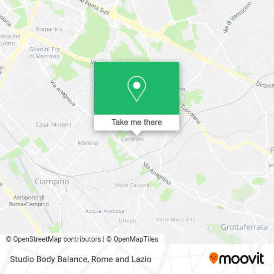 Studio Body Balance map