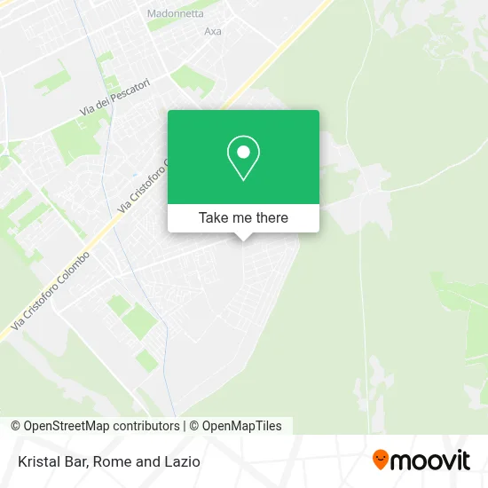 Kristal Bar map