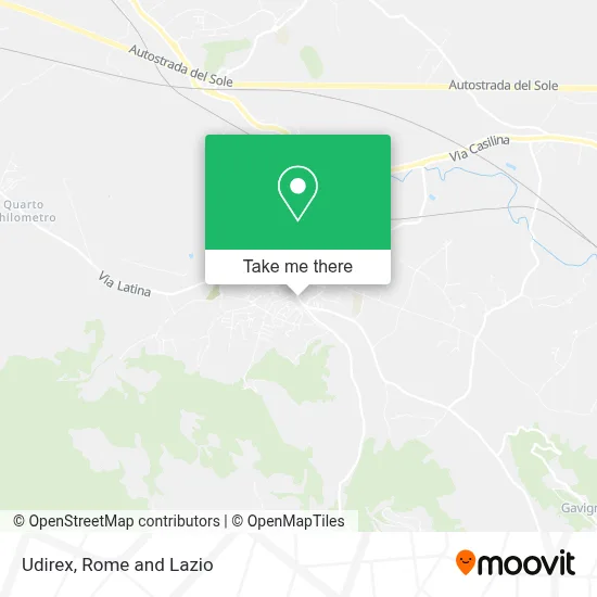 Udirex map