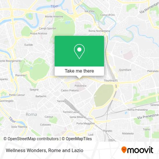 Wellness Wonders map
