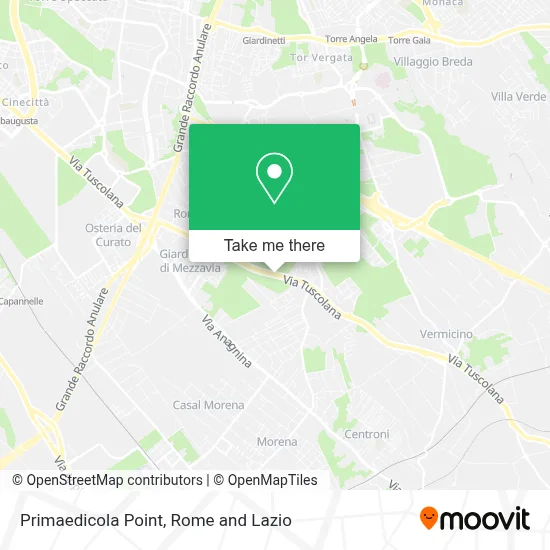 Primaedicola Point map