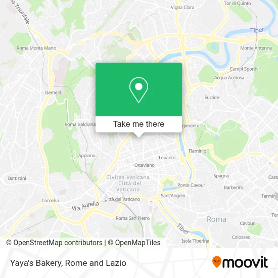Yaya's Bakery map