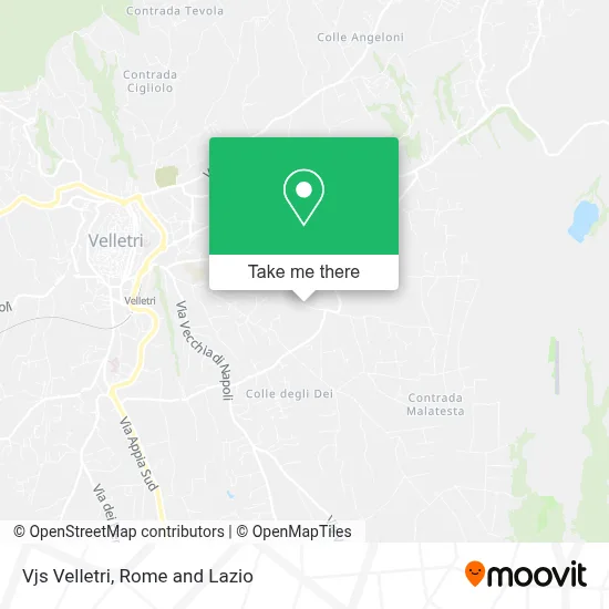 Vjs Velletri map