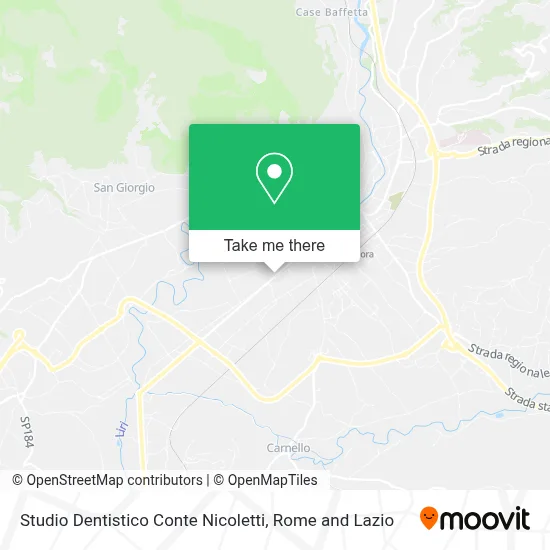 Studio Dentistico Conte Nicoletti map