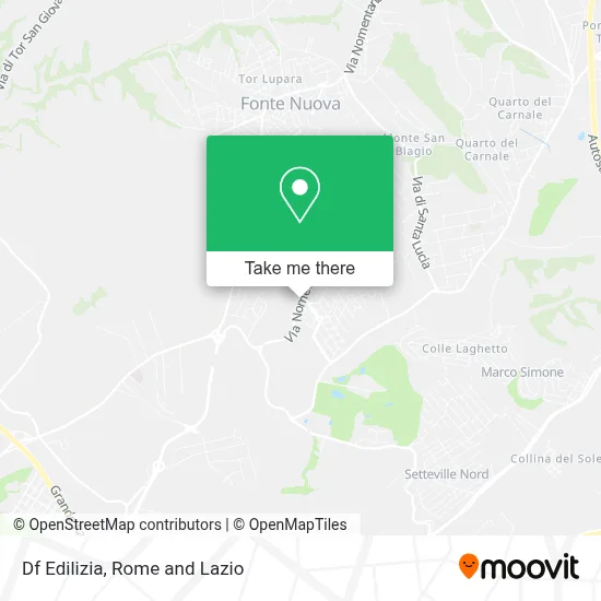 Df Edilizia map