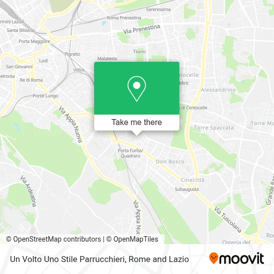 Un Volto Uno Stile Parrucchieri map