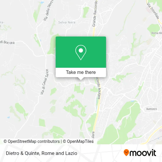 Dietro & Quinte map