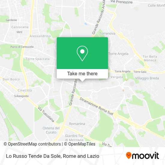 Lo Russo Tende Da Sole map