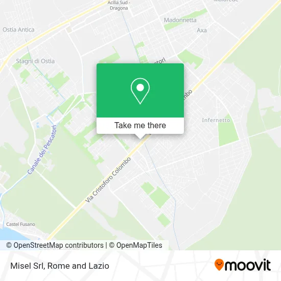 Misel Srl map