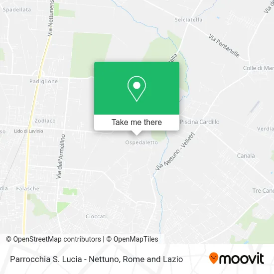 Parrocchia S. Lucia - Nettuno map