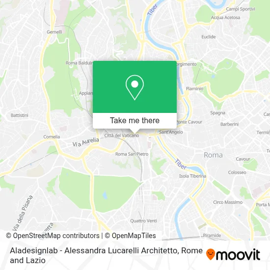 Aladesignlab - Alessandra Lucarelli Architetto map