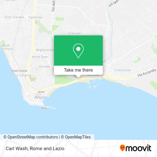 Carl Wash map
