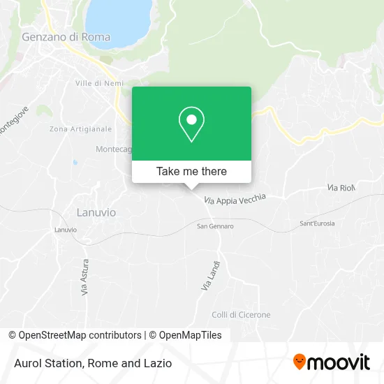 Aurol Station map