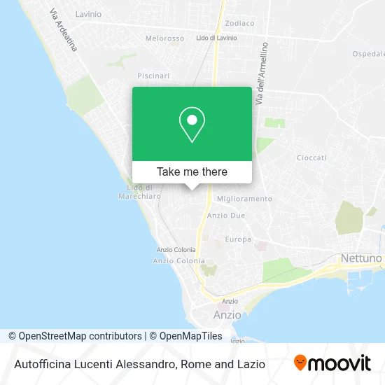 Autofficina Lucenti Alessandro map
