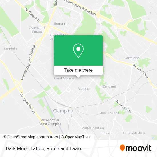 Dark Moon Tattoo map