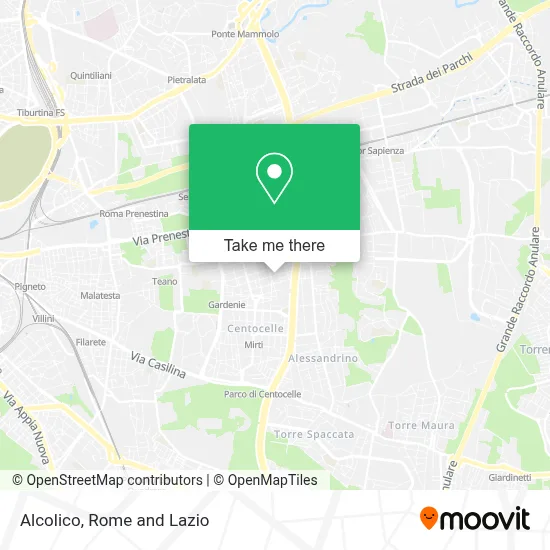 Alcolico map