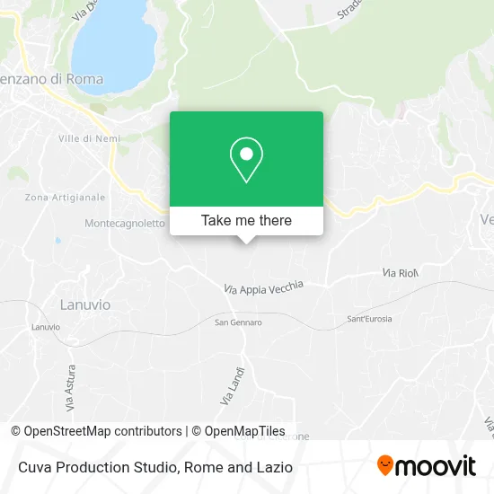 Cuva Production Studio map