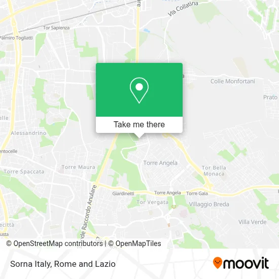 Sorna Italy map
