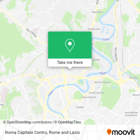 Roma Capitale Centro map