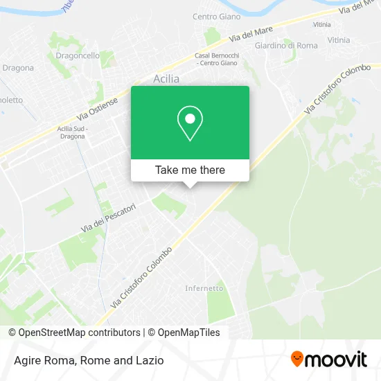 Agire Roma map