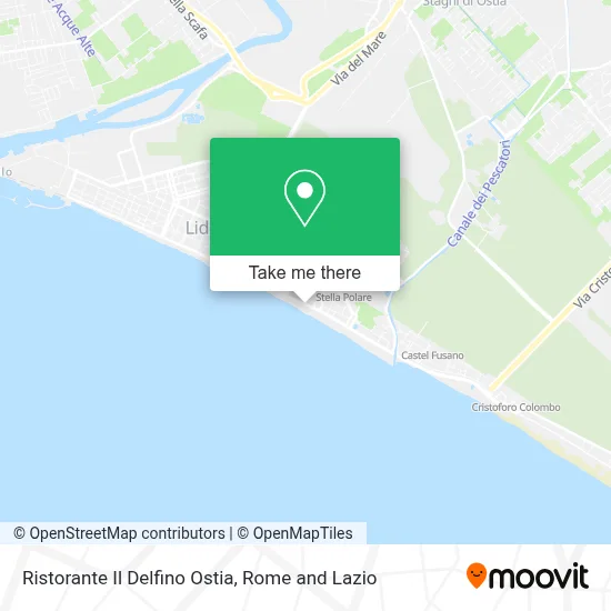 Ristorante Il Delfino Ostia map