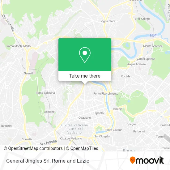 General Jingles Srl map