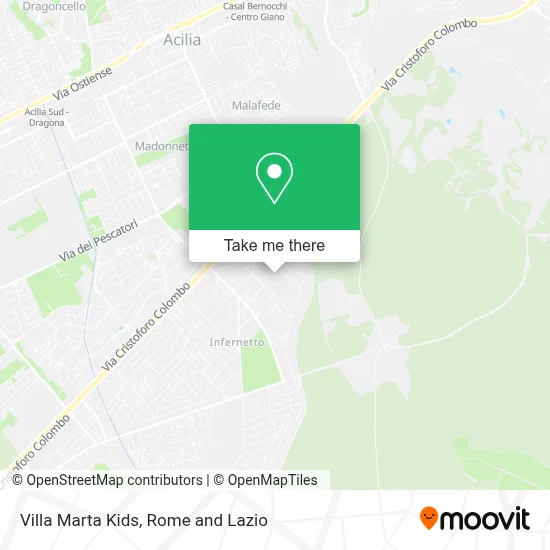 Villa Marta Kids map