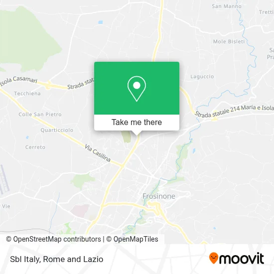 Sbl Italy map