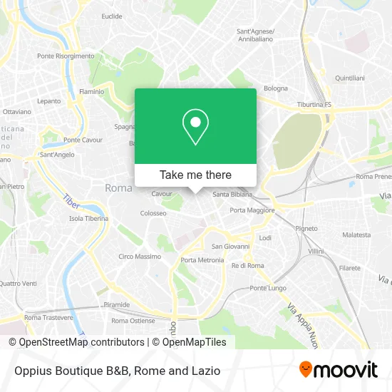 Oppius Boutique B&B map