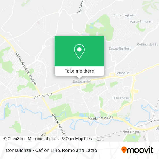 Consulenza - Caf on Line map