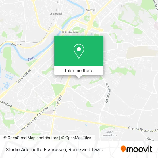 Studio Adornetto Francesco map