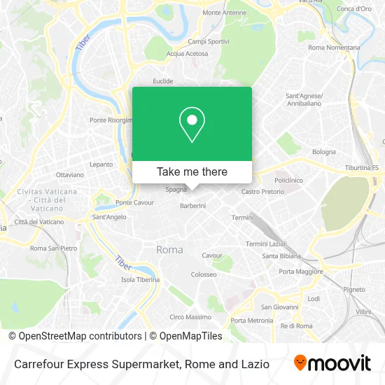 Carrefour Express Supermarket map