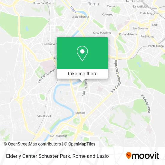 Elderly Center Schuster Park map