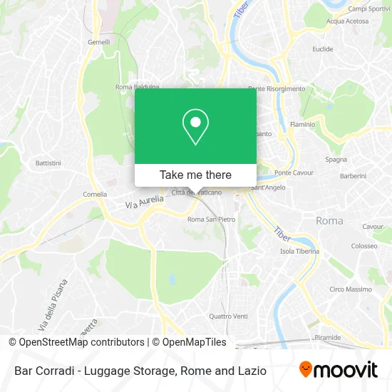 Bar Corradi - Luggage Storage map
