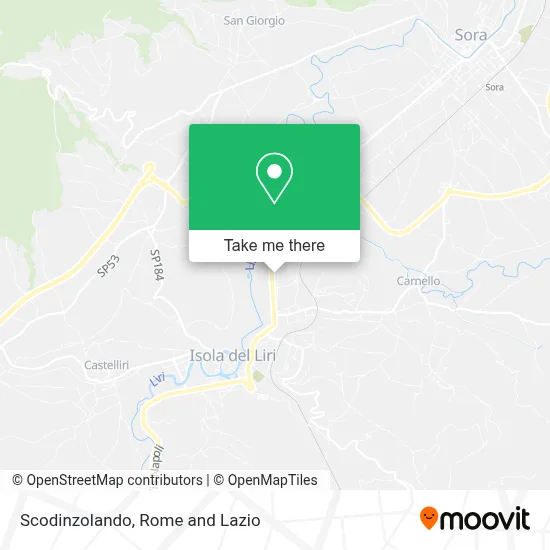Scodinzolando map