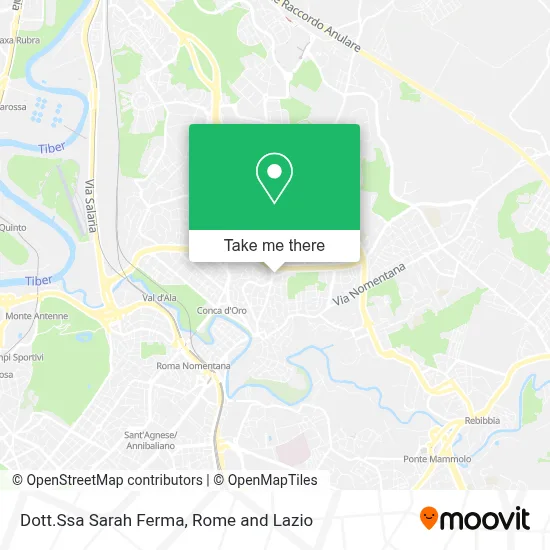 Dott.Ssa Sarah Ferma map