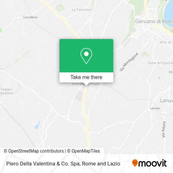 Piero Della Valentina & Co. Spa map