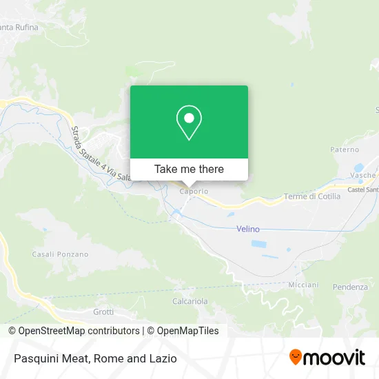Pasquini Meat map