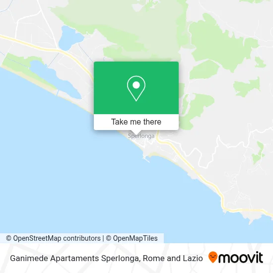 Ganimede Apartaments Sperlonga map