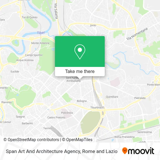 Span Art And Architecture Agency map