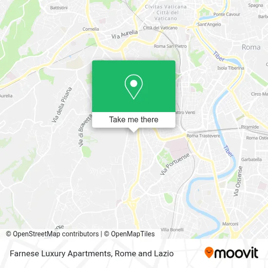 Farnese Luxury Apartments map