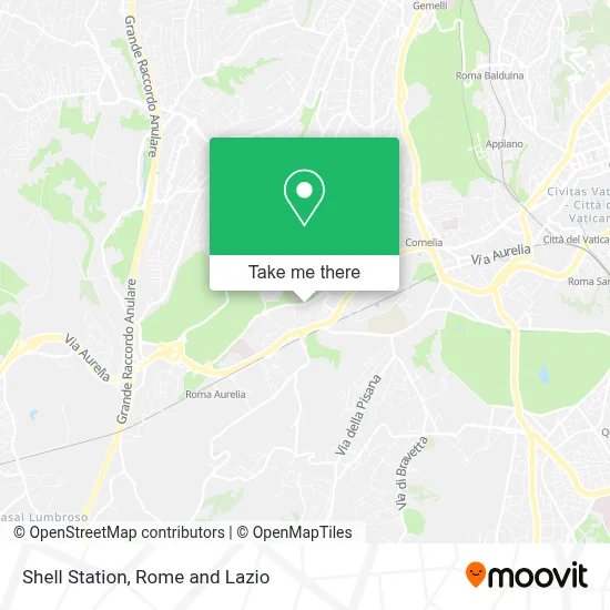 Shell Station map