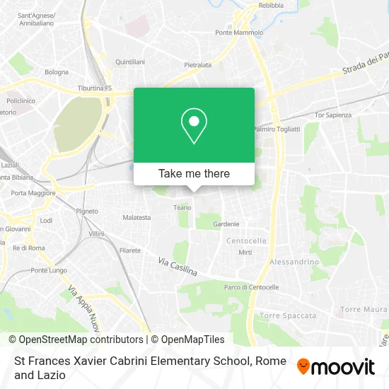 St Frances Xavier Cabrini Elementary School map