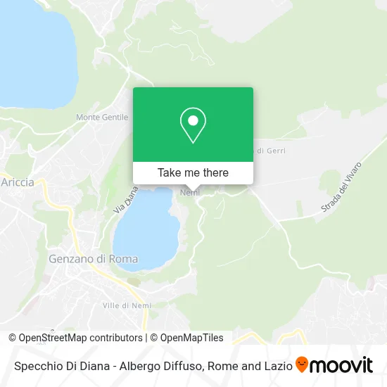 Specchio Di Diana - Albergo Diffuso map